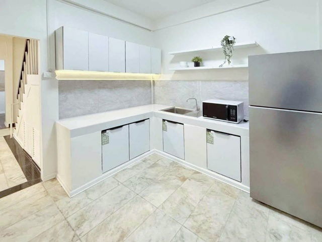 picture Rama 9 Soi 3-9 Ratchadaphisek 2-4 MRT Rama 9 900 m. Luxury 3-story townhouse for rent with rooftop - 8/8