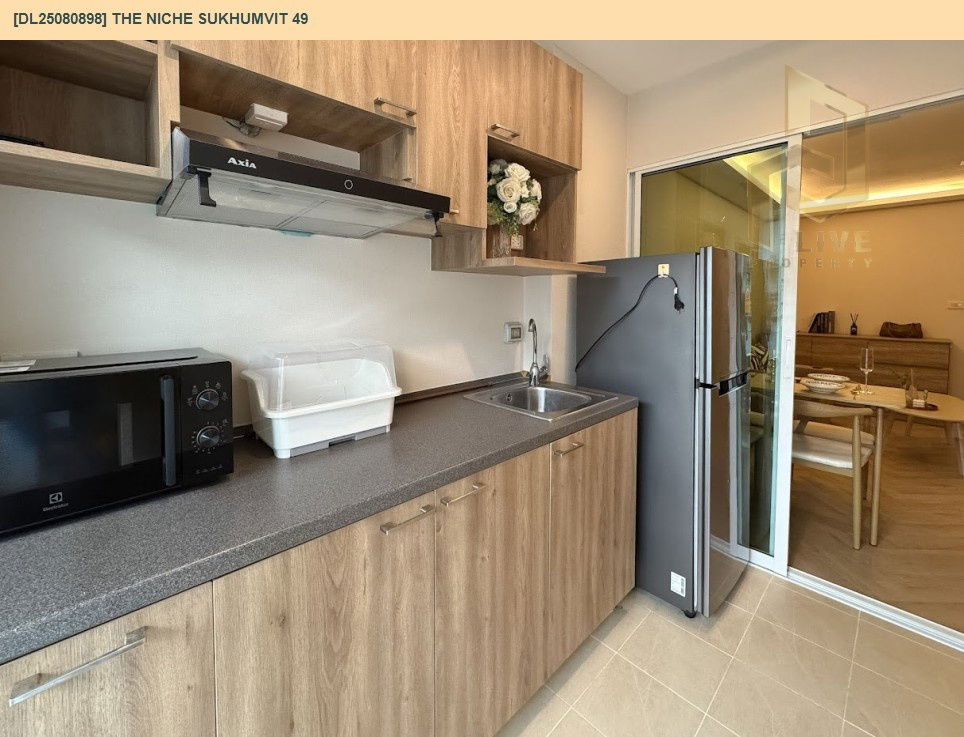 รูป DL25080898 ขาย คอนโดมิเนี่ยม เดอะ นิช สุขุมวิท 49 (THE NICHE SUKHUMVIT 49) พร้อมเข้าอยู่ โทรด่วน 0638692663 LineID@655ebbvc - รูปที่ 5/6