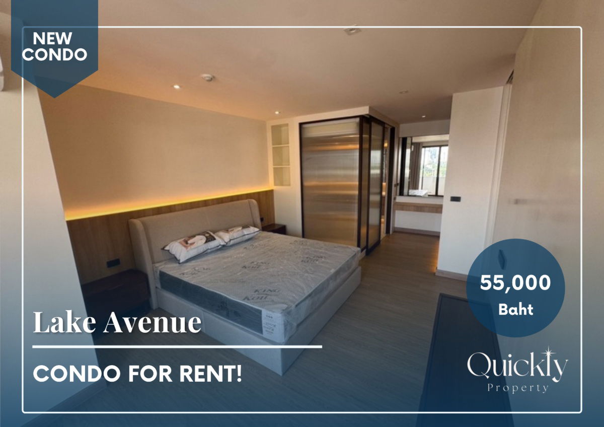 picture Lake Avenue | Price 55,000 baht | Beautiful room, new room, fully furnished, ready to move in - 1/10