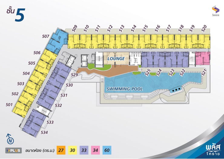 รูป Plus condo 30 ตรม. ใกล้ Themall เช่า 11,000 บาท/เดือน เจ้าของปล่อยเช่าเอง - รูปที่ 7/17