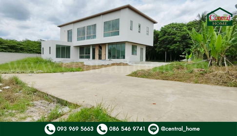 บ้านเดี่ยว 1-1-84 ไร่ ซอยอ้อมใหญ่ สามพราน - นครปฐม ราคาถูก