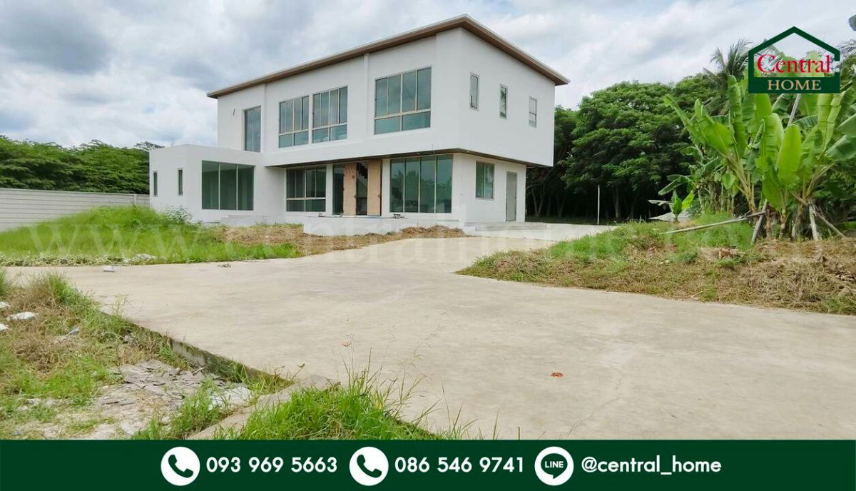 รูป บ้านเดี่ยว 1-1-84 ไร่ ซอยอ้อมใหญ่ สามพราน - นครปฐม ราคาถูก - รูปที่ 1/20