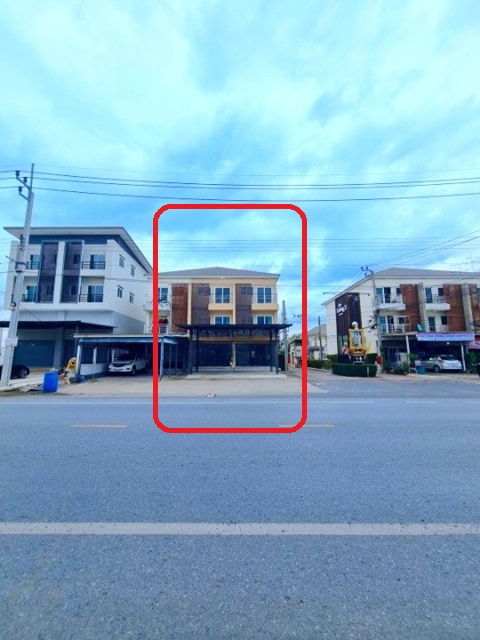picture BMRT KhlongBangPhai 4.6 km. For rent commercial building 3-storey 2 units 42sq.wa. 492sq.m. 6 bed B - 3/8