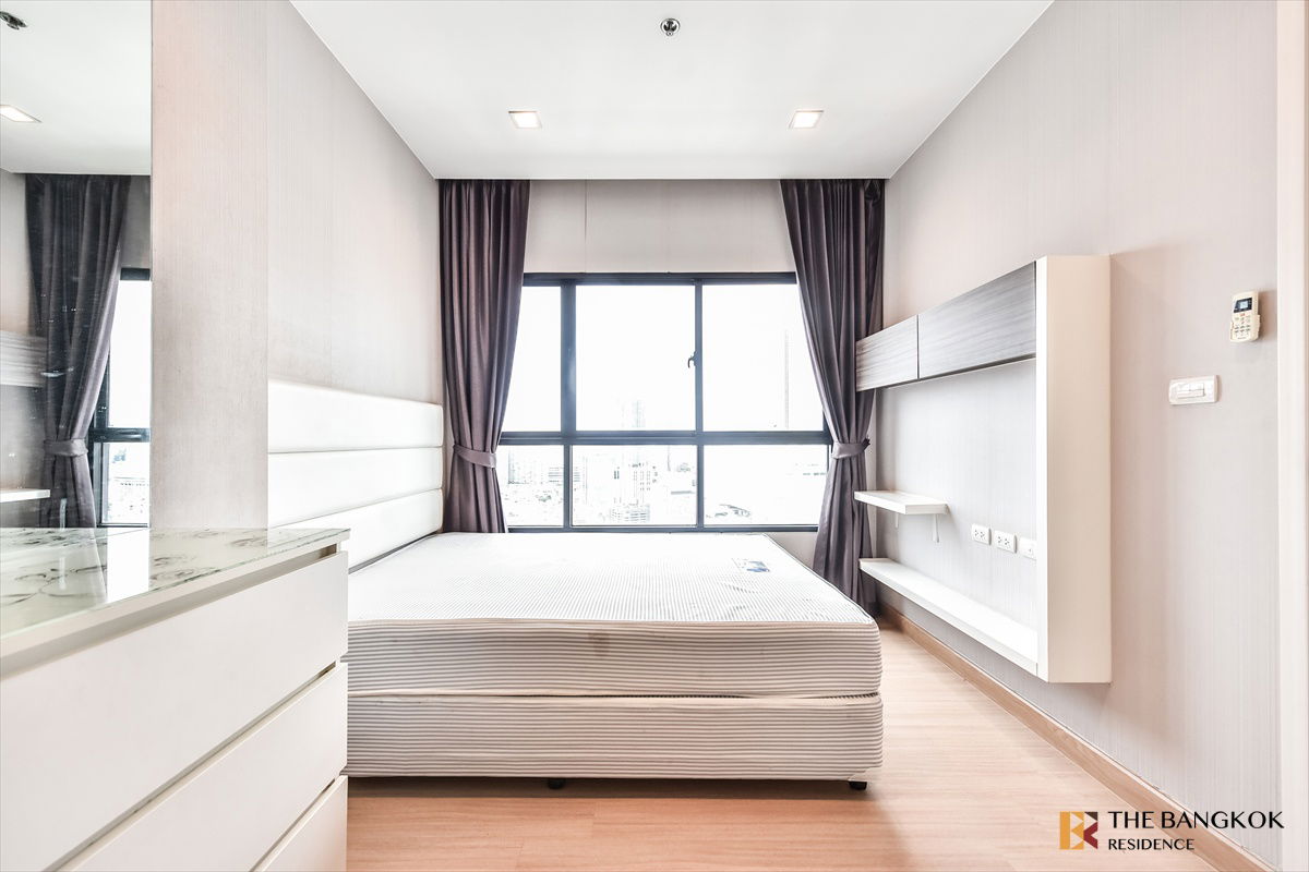 picture Urbano Absolute Sathon-Taksin ✨ Beautiful unit, high floor, open view 🏙️ Near BTS Krung Thonburi - 5/16