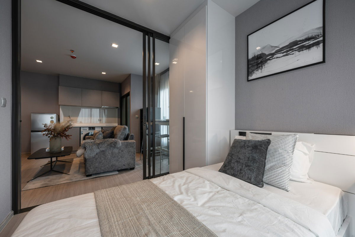 รูป Life Asoke Rama9 2 Bed 1 bath for rent with full decoration - รูปที่ 10/12