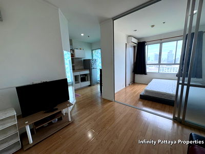 Condos for rent Pattaya : Lumpini Wongamat. Studio room 8,000 THB for one year lease. 