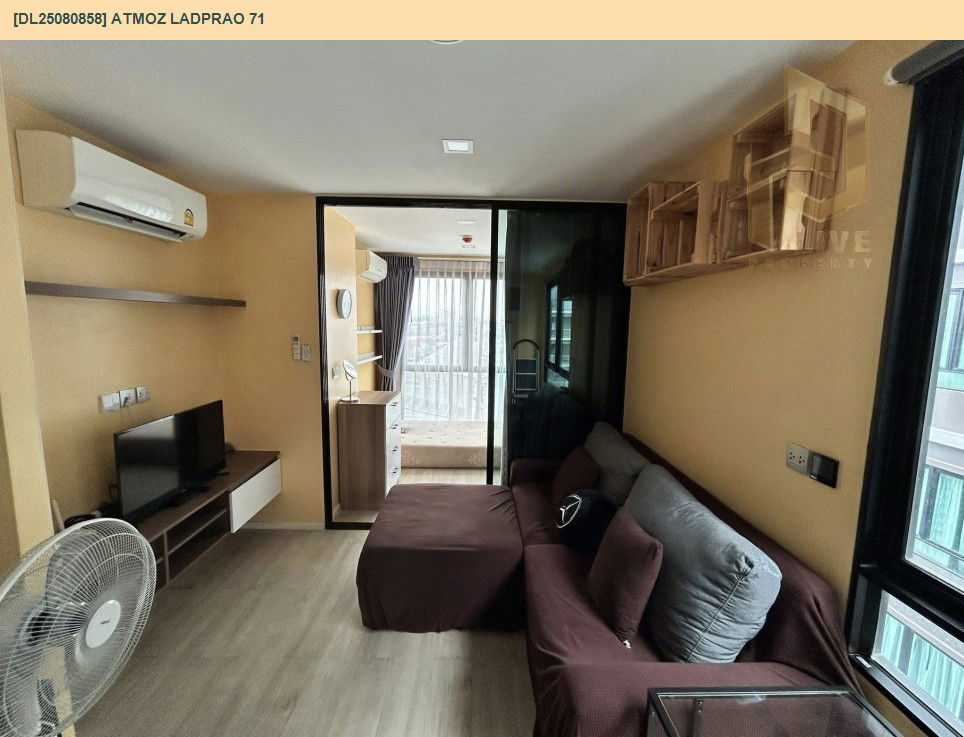 picture DL25080858 Condo for rent, Atmoz Ladprao 71 near BTS สายสีเหลือง ลาดพร้าว-สำโรง, ready to move in, call urgently 0656133286 LineID @655ebbvc - 4/17