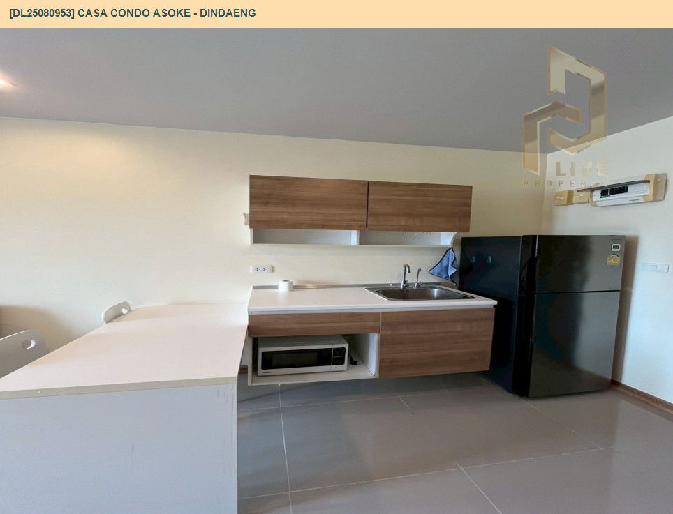picture DL25080953 Condo for rent, Casa Condo Asoke - Dindaeng near MRT พระราม 9, ready to move in, call urgently 0656133286 LineID @534wlwof - 9/13