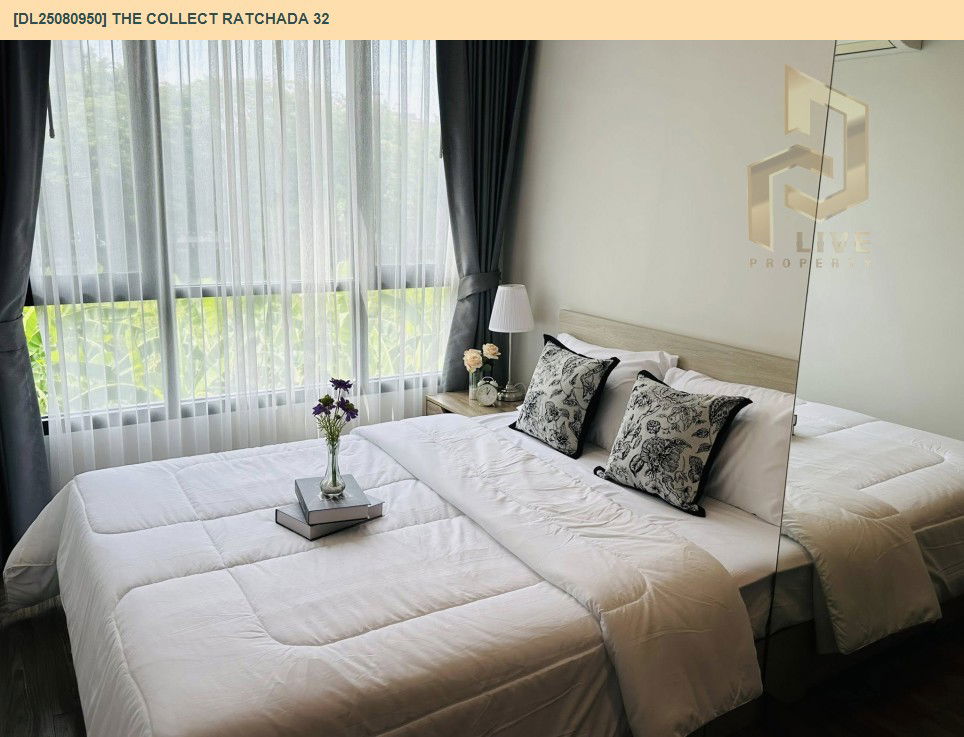 picture DL25080950 Condo for rent, The Collect Ratchada 32 near MRT ลาดพร้าว, ready to move in, call urgently 0656133286 LineID @655ebbvc - 3/7
