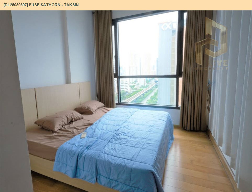 picture DL25080897 Condo for rent, Fuse Sathorn - Taksin near BTS Wongwian Yai, ready to move in, call urgently 0656133286 LineID @655ebbvc - 2/17
