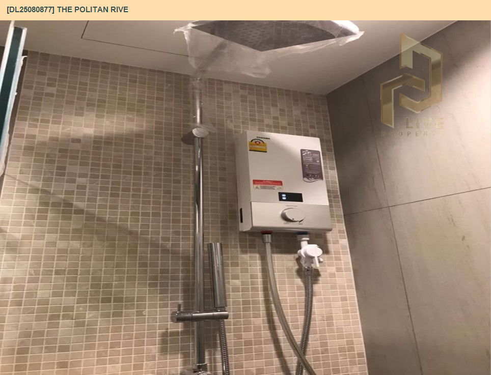 รูป DL25080877 ให้เช่าคอนโด เดอะ โพลิแทน รีฟ (The Politan Rive) ใกล้ MRT พระนั่งเกล้า พร้อมเข้าอยู่ โทรด่วน 0638692663 LineID @655ebbvc - รูปที่ 10/11