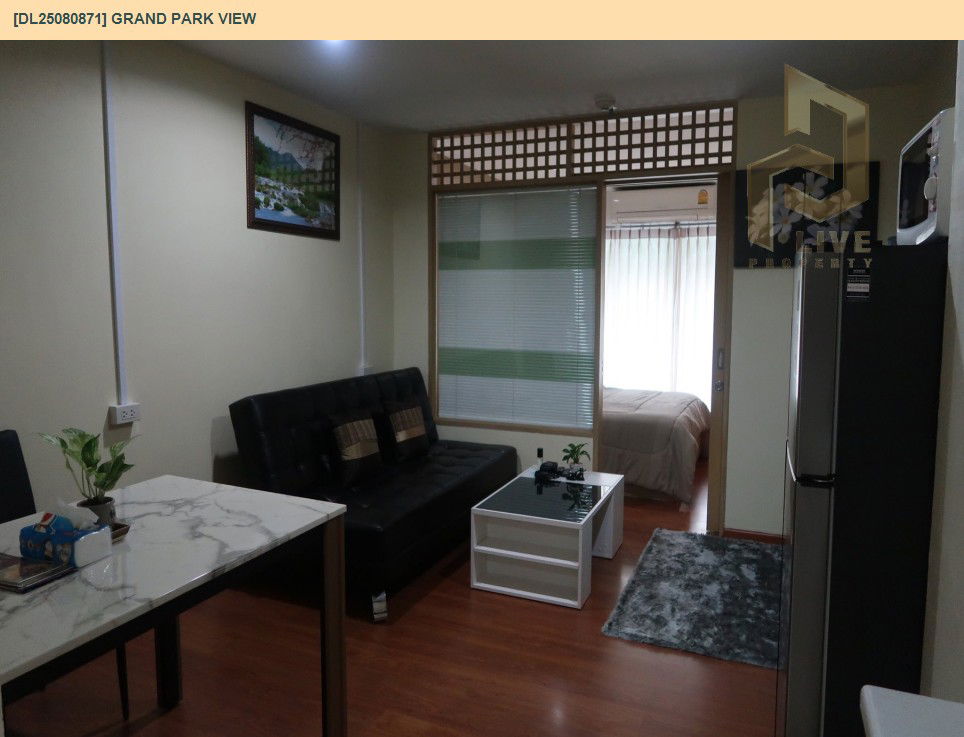 picture DL25080871 Condo for rent, Grand Park View near MRT เพชรบุรี, ready to move in, call urgently 0656133286 LineID @655ebbvc - 2/12