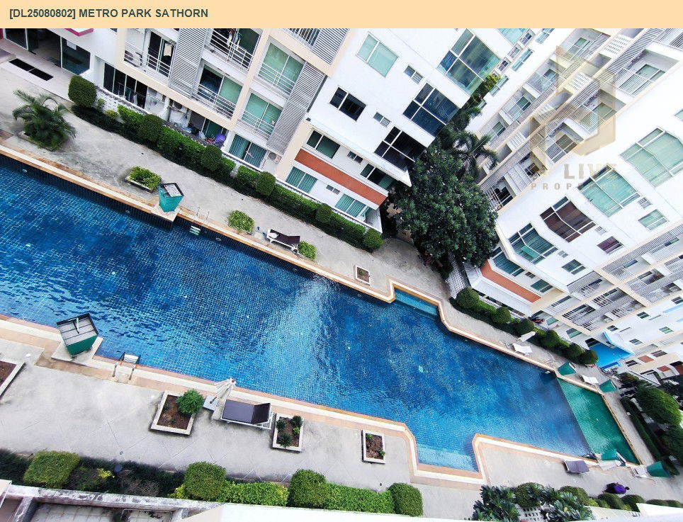 รูป DL25080802 ให้เช่าคอนโด เมโทร พาร์ค สาทร  (Metro Park Sathorn ) ใกล้ BTS วุฒากาศ พร้อมเข้าอยู่ โทรด่วน 0638692663 LineID @534wlwof - รูปที่ 16/16