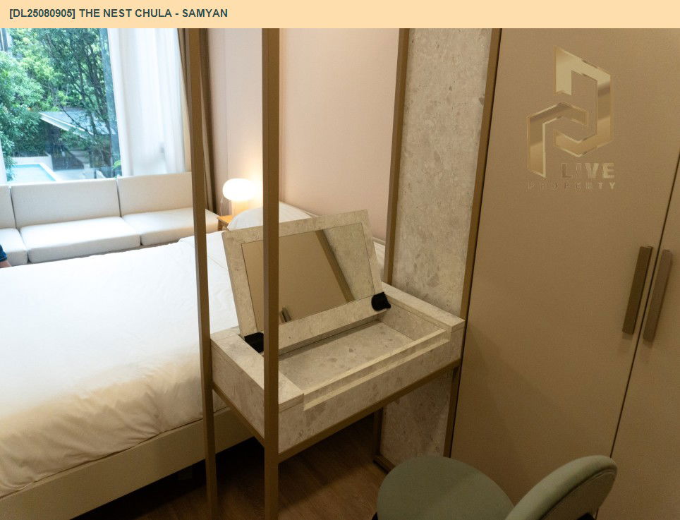 picture DL25080905 Condo for rent, The Nest Chula - Samyan near MRT สามย่าน, ready to move in, call urgently 0656133286 LineID @655ebbvc - 11/12
