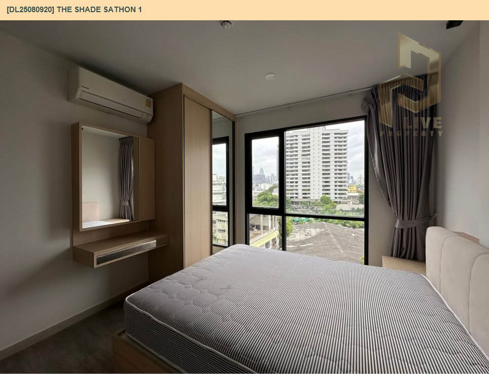 picture DL25080920 Condo for rent, THE SHADE SATHON 1 near MRT ลุมพินี, ready to move in, call urgently 0656133286 LineID @655ebbvc - 3/10