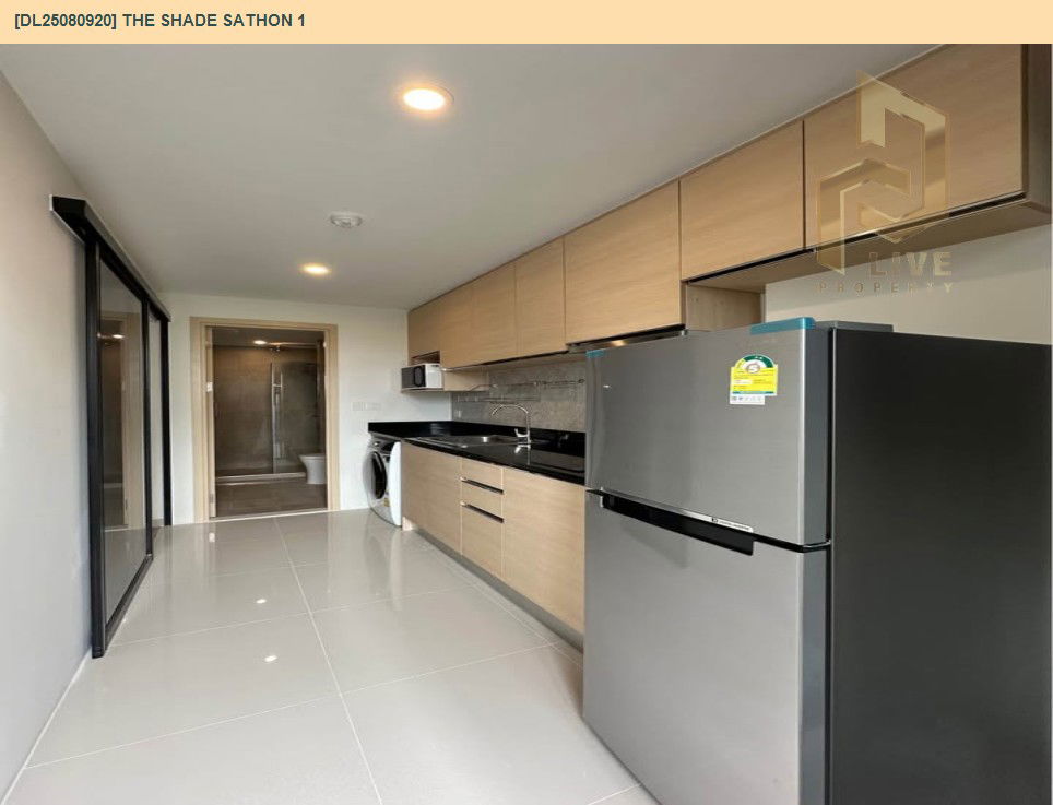 picture DL25080920 Condo for rent, THE SHADE SATHON 1 near MRT ลุมพินี, ready to move in, call urgently 0656133286 LineID @655ebbvc - 6/10