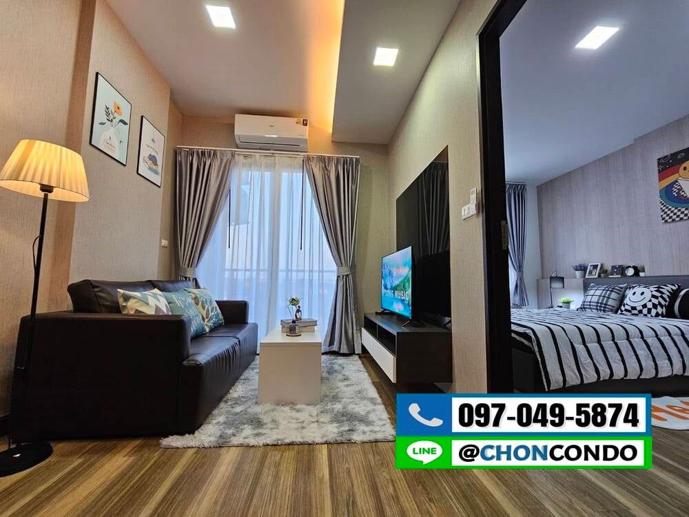 รูป Harmonest  บางแสน ชั้น4 ตึกC ---------ห้องสวย--------Tel 097-049-5874 (Line: @choncondo มี@ด้วย) - รูปที่ 15/22