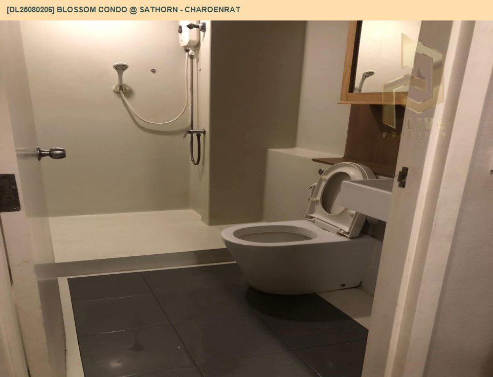 picture DL25080206 Condo for rent, Blossom Condo @ Sathorn - Charoenrat near BTS Surasak, ready to move in, call urgently 0656133286 LineID @655ebbvc - 10/10
