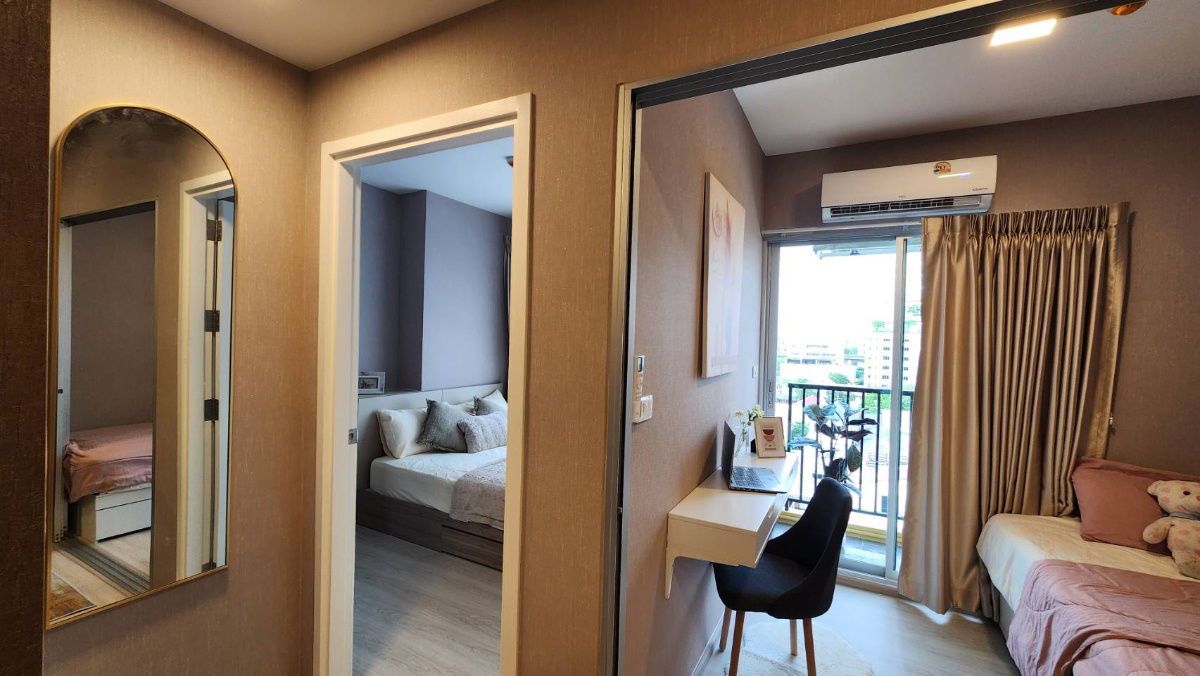 picture Sales Plum Condo Sukhumvit 62, Brand new room, ready to move-in, fully furnished, close to BTS and Express way - 4/14