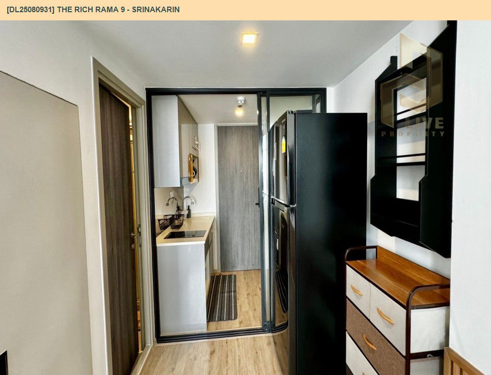 picture DL25080931 Condo for rent, The Rich Rama 9 - Srinakarin near AIRPORT RAIL LINK หัวหมาก, ready to move in, call urgently 0656133286 LineID @655ebbvc - 7/7