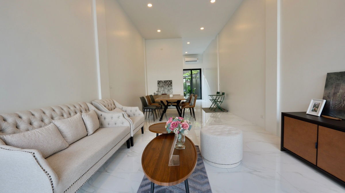 picture 3-story home office for sale, new project in Theparak, using premium materials, only 8 units, special price starting at 5.9 million baht,  - 4/16
