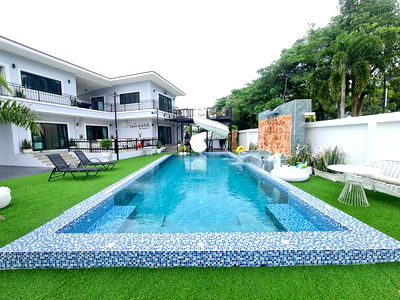 บ้านเดี่ยว ชลบุรี : ขายพลูวิลล่าพัทยา วิวธรรมชาติ ติดขอบอ่างแก้มลิงสวน เขามะกอก 