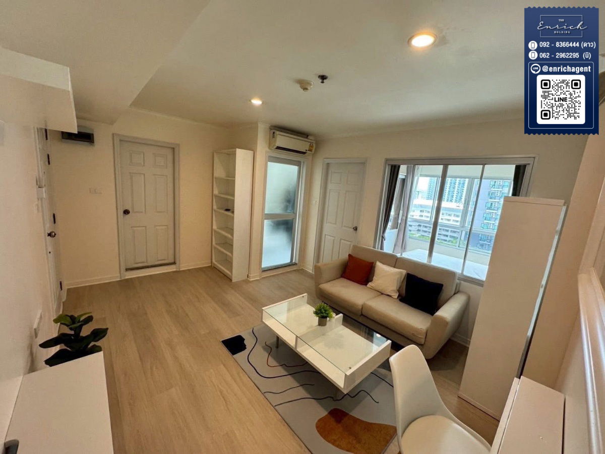 picture 💙For rent Lumpini Ville Ramkhamhaeng 44, fully furnished, ready to move in💙 Call 092-8366444 Dao // Line ID: @enrichagent - 1/7