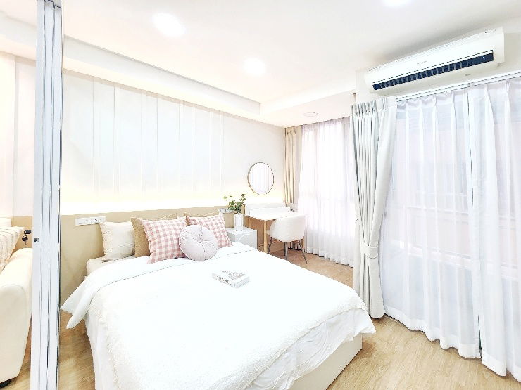รูป คอนโด Hight rise 19 ชั้น ซ.รามคำแหง 24 ใกล้ราชมังคลากีฬาสถานเพียง 450 ม. ใช้ชีวิตอย่างทันสมัยท่ามกลางความสะดวกสบาย ภายในโครงการเงียบสงบ - รูปที่ 2/9