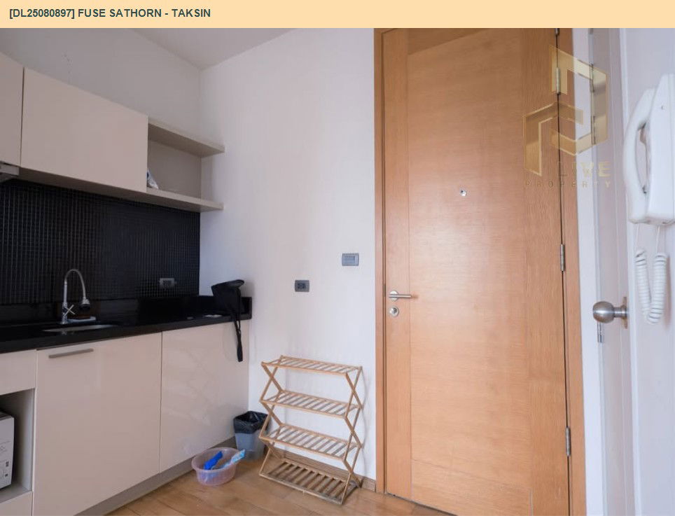 picture DL25080897 Condo for rent, Fuse Sathorn - Taksin near BTS Wongwian Yai, ready to move in, call urgently 0656133286 LineID @655ebbvc - 14/17