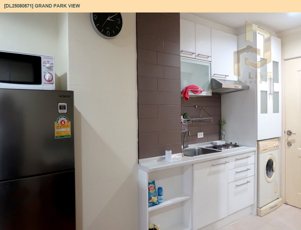picture DL25080871 Condo for rent, Grand Park View near MRT เพชรบุรี, ready to move in, call urgently 0656133286 LineID @655ebbvc - 12/12