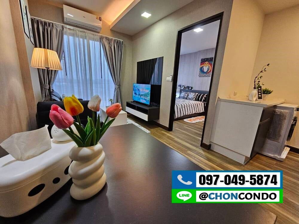 รูป Harmonest  บางแสน ชั้น4 ตึกC ---------ห้องสวย--------Tel 097-049-5874 (Line: @choncondo มี@ด้วย) - รูปที่ 5/22