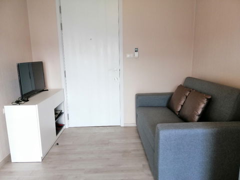 A0384For rent, Plum Condo Central Station Phase 1, 7th floor, beautiful room, ready to move in.