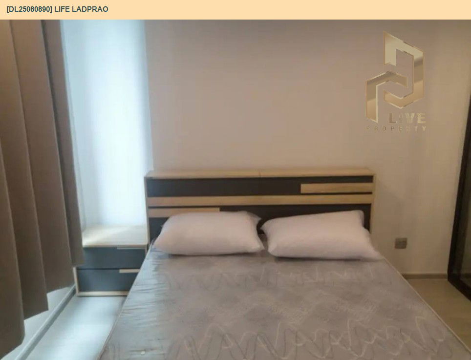 picture DL25080890 Condo for rent, Life Ladprao near BTS Ha Yaek Lat Phrao, ready to move in, call urgently 0656133286 LineID @655ebbvc - 6/8