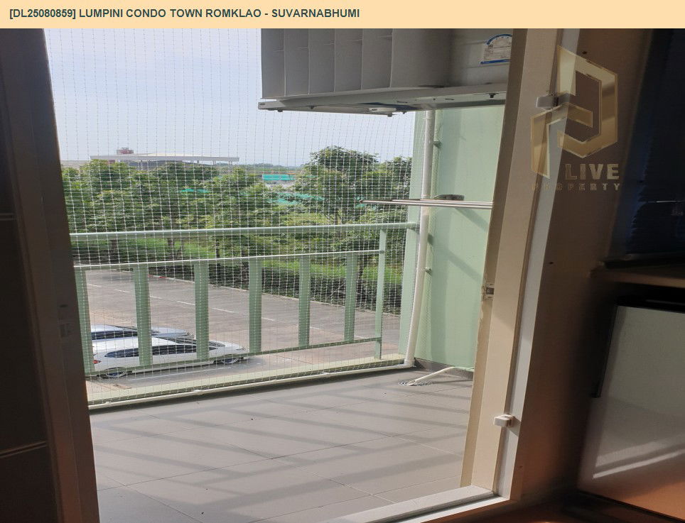 picture DL25080859 Condo for rent, Lumpini Condo Town Romklao - Suvarnabhumi near Airport Rail Link Lat Krabang, ready to move in, call urgently 0656133286 LineID @655ebbvc - 13/15