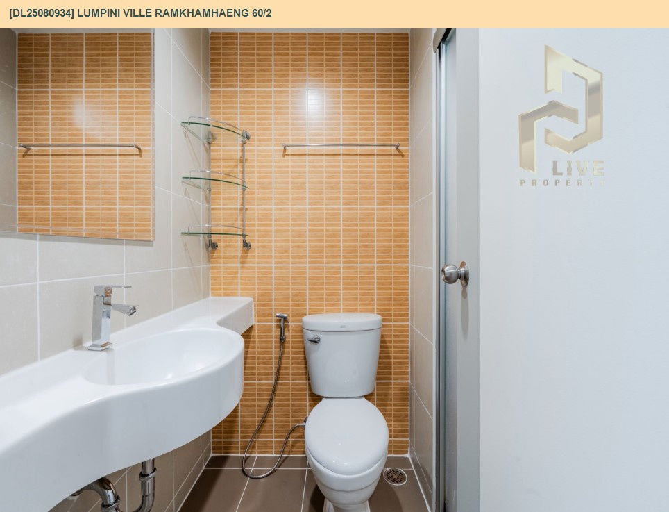 picture DL25080934 Condominium for sale Lumpini Ville Ramkhamhaeng 60/2  ready to move in. Call urgently 0638692663 LineID@655ebbvc - 17/21