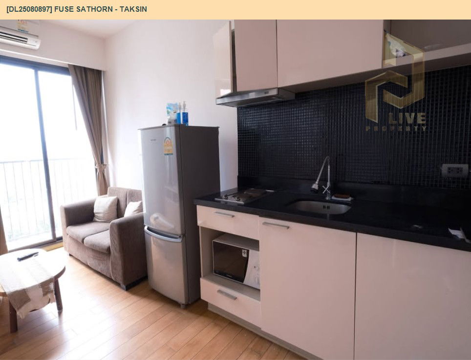 picture DL25080897 Condo for rent, Fuse Sathorn - Taksin near BTS Wongwian Yai, ready to move in, call urgently 0656133286 LineID @655ebbvc - 4/17
