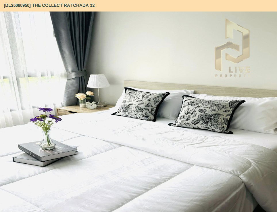 picture DL25080950 Condo for rent, The Collect Ratchada 32 near MRT ลาดพร้าว, ready to move in, call urgently 0656133286 LineID @655ebbvc - 4/7
