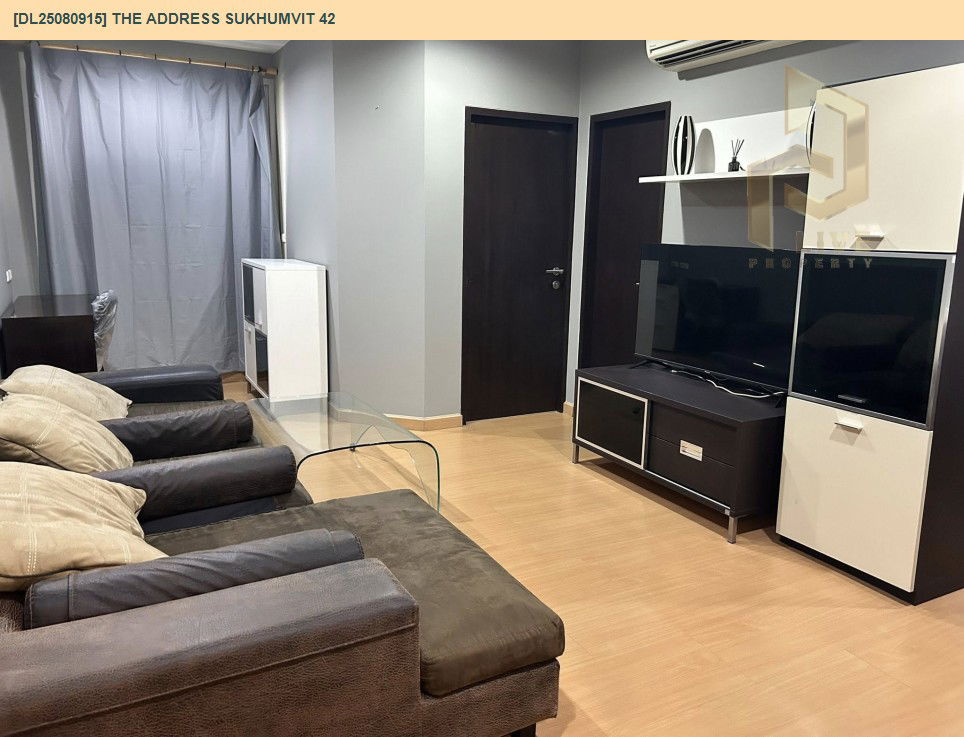 picture DL25080915 Condo for rent, The Address Sukhumvit 42 near BTS Ekkamai, ready to move in, call urgently 0656133286 LineID @655ebbvc - 2/12