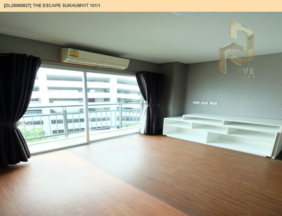 รูป DL25080827 ให้เช่าคอนโด ดิ เอสเคป สุขุมวิท 101/1 (The Escape Sukhumvit 101/1) ใกล้ BTS ปุณณวิธี พร้อมเข้าอยู่ โทรด่วน 0638692663 LineID @655ebbvc - รูปที่ 2/5