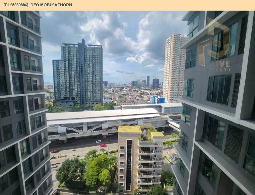picture DL25080886 Condo for rent, IDEO Mobi Sathorn near BTS Krung Thon Buri, ready to move in, call urgently 0656133286 LineID @655ebbvc - 6/6