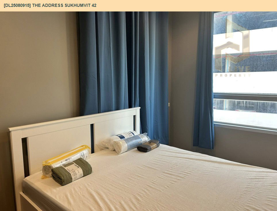 picture DL25080915 Condo for rent, The Address Sukhumvit 42 near BTS Ekkamai, ready to move in, call urgently 0656133286 LineID @655ebbvc - 3/12