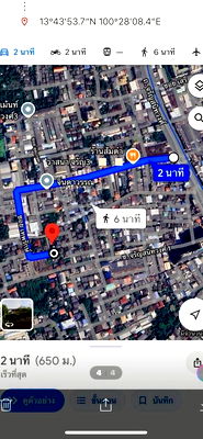 ที่ดิน ถนนรามอินทรา : ขายที่ดิน 82.5 ตร.ว ห่างจากปากซอยจรัญ 3 เพียง 650 เมตร
