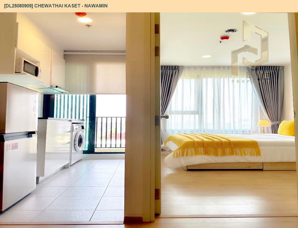 picture DL25080909 Condo for rent, Chewathai Kaset - Nawamin near -, ready to move in, call urgently 0656133286 LineID @534wlwof - 9/9