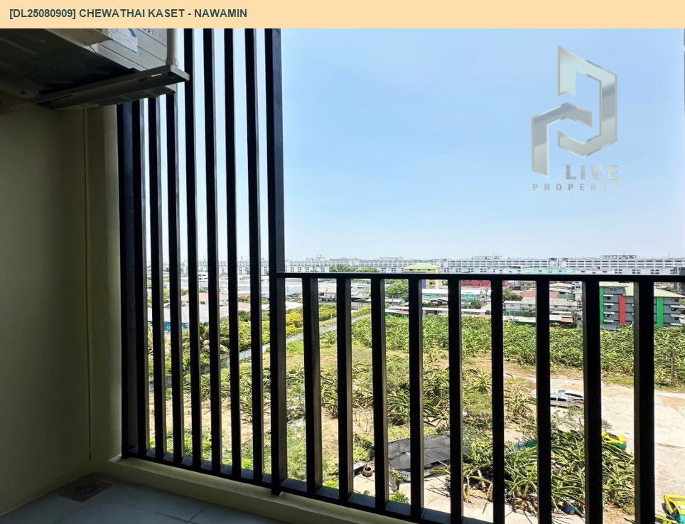 picture DL25080909 Condo for rent, Chewathai Kaset - Nawamin near -, ready to move in, call urgently 0656133286 LineID @534wlwof - 8/9