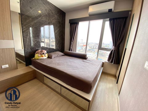 ขาย Plus connect Hatyai 1 ห้องนอน ขนาด 28 ตร.ม. ทิศเหนือเฟอร์พิเศษ พร้อมอยู่ ขาย 1.9 ล้านบาท