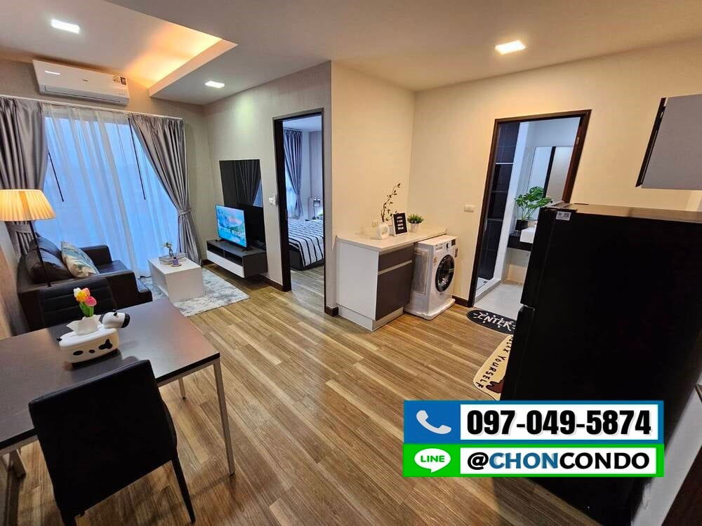 รูป Harmonest  บางแสน ชั้น4 ตึกC ---------ห้องสวย--------Tel 097-049-5874 (Line: @choncondo มี@ด้วย) - รูปที่ 14/22
