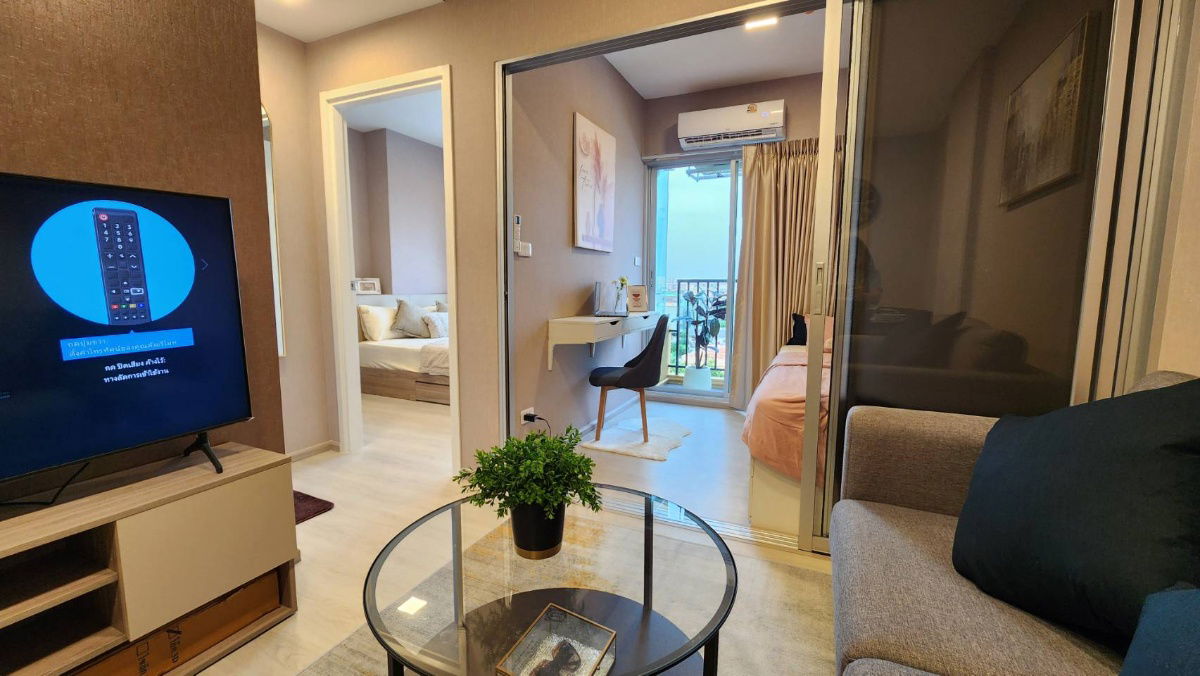 picture Sales Plum Condo Sukhumvit 62, Brand new room, ready to move-in, fully furnished, close to BTS and Express way - 2/14