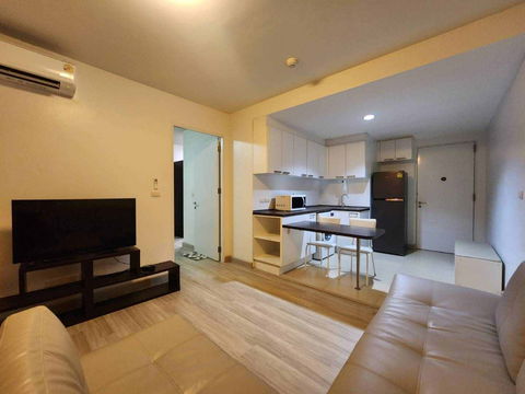 ✨ Affordable price + washing machine! The Sense Condo, Sukhumvit 68, 40 sq m, 1 bedroom, 3rd floor, only 9900 baht 🏡💖