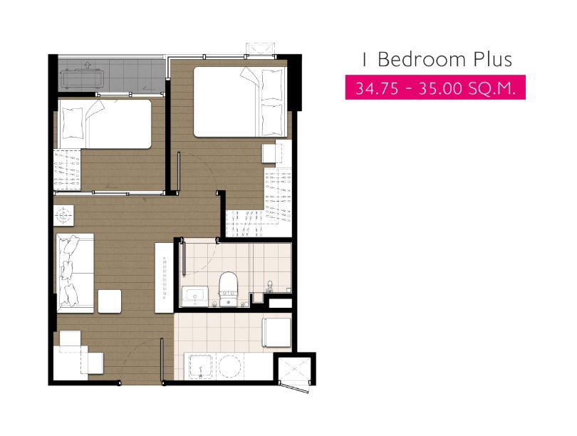 picture Sales Plum Condo Sukhumvit 62, Brand new room, ready to move-in, fully furnished, close to BTS and Express way - 14/14