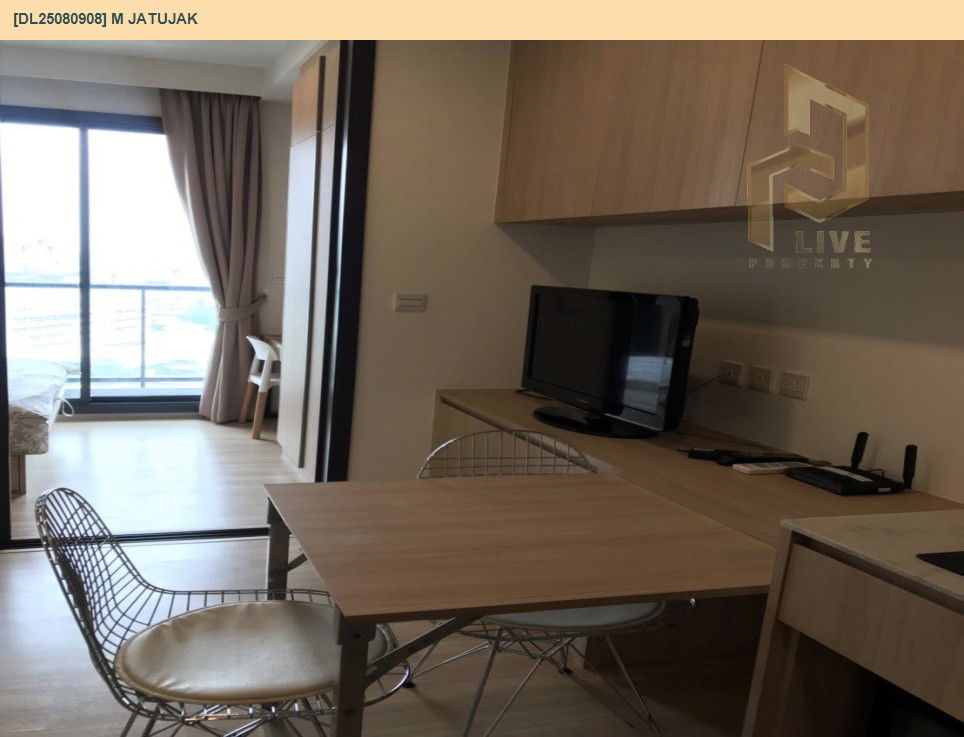 picture DL25080908 Condo for rent, M Jatujak near BTS Chatuchak park, ready to move in, call urgently 0656133286 LineID @655ebbvc - 5/8